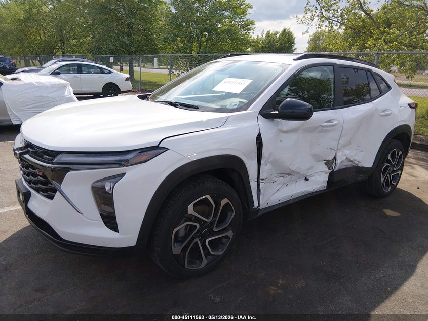 2025 Chevrolet Trax VIN KL77LJEP5SC095820 IAAI salvage auction — RIGHT SIDE, Salvage (New Jersey), sold $5,450 on 2026-07-13 (photo 2)