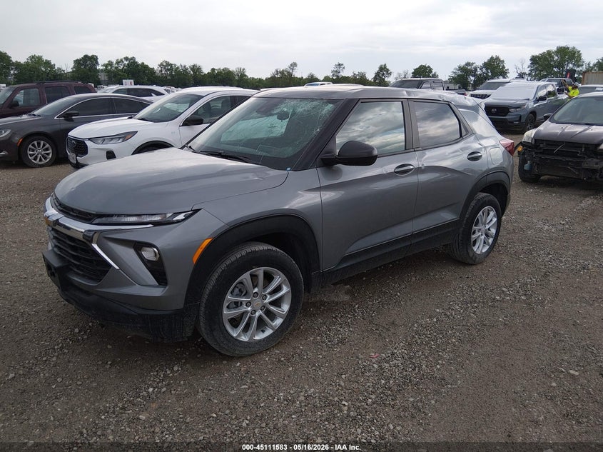 2025 Chevrolet Trailblazer VIN KL79MNSL9SB161886 IAAI salvage auction — HAIL, Salvage (Missouri), sold $7,100 on 2026-07-13 (photo 2)