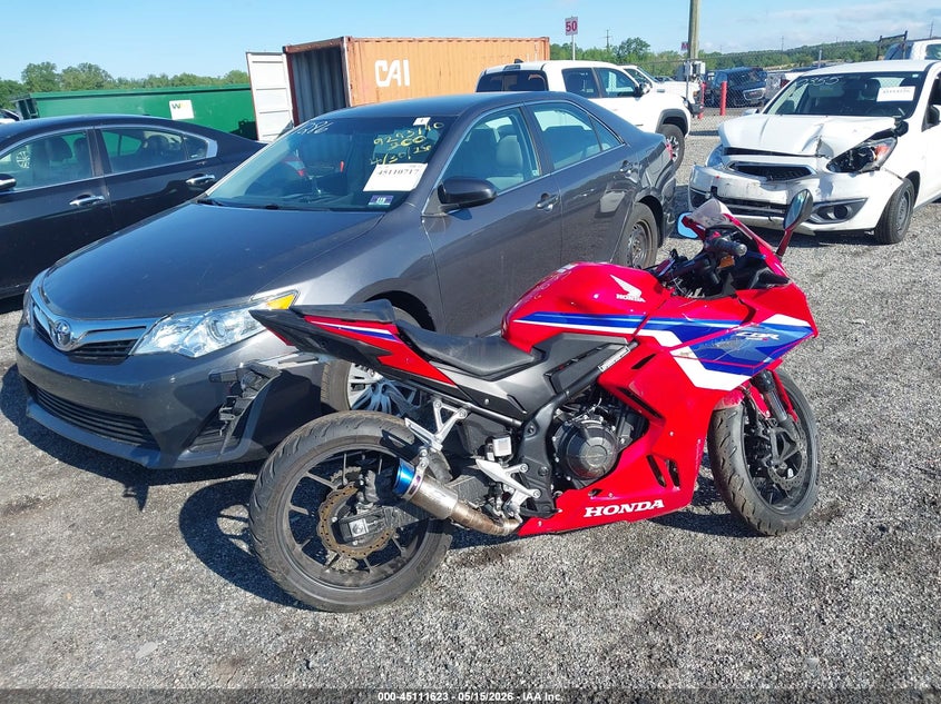 2025 Honda Cbr VIN MLHPC7059S5102510 IAAI salvage auction — LEFT FRONT, Salvage - Greater Than 75% (Maryland), sold $1,650 on 2026-07-15 (photo 8)