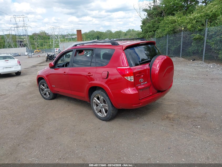 2008 Toyota Rav 4 VIN JTMBK32V285067811 IAAI salvage auction — RIGHT FRONT, Salvage (Pennsylvania), sold $600 on 2026-07-09 (photo 3)