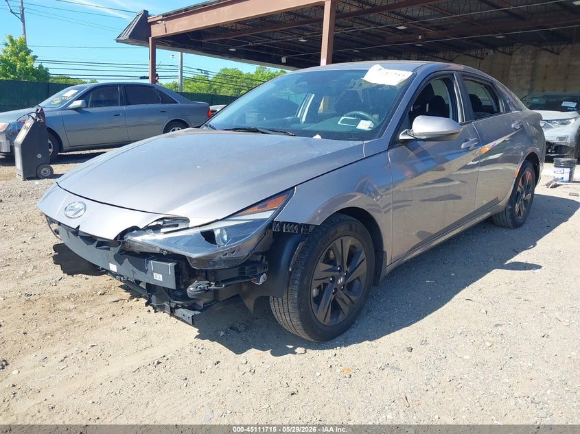 2023 Hyundai Elantra VIN KMHLM4AG3PU550022 IAAI salvage auction — FRONT END, Salvage Title, sold $3,025 on 2026-07-14 (photo 2)