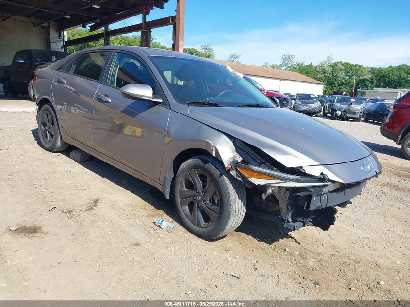 2023 Hyundai Elantra VIN KMHLM4AG3PU550022 IAAI salvage auction — FRONT END, Salvage Title, sold $3,025 on 2026-07-14 (photo 6)