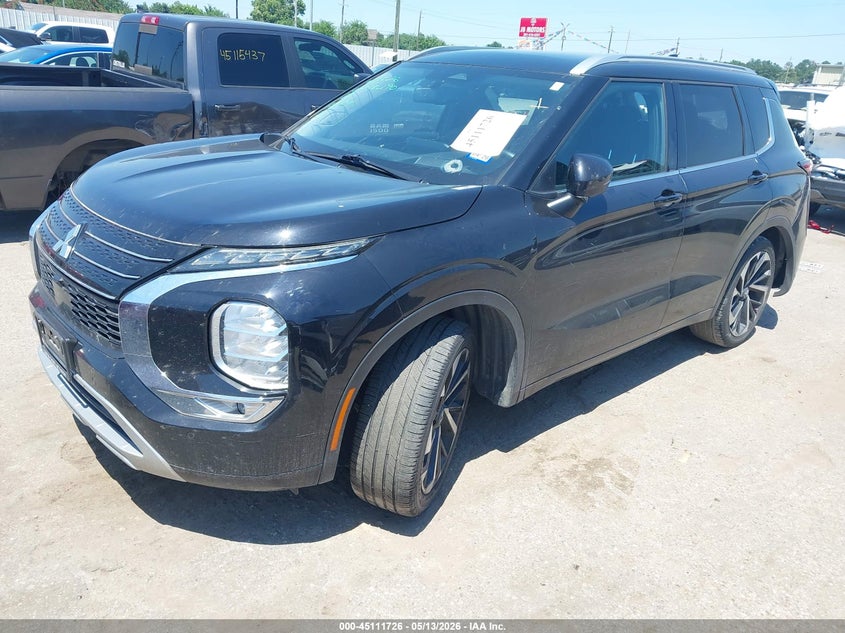 2024 Mitsubishi Outlander VIN JA4J3WA86RZ033106 IAAI salvage auction — REAR END, Salvage Title, sold $7,800 on 2026-07-09 (photo 2)