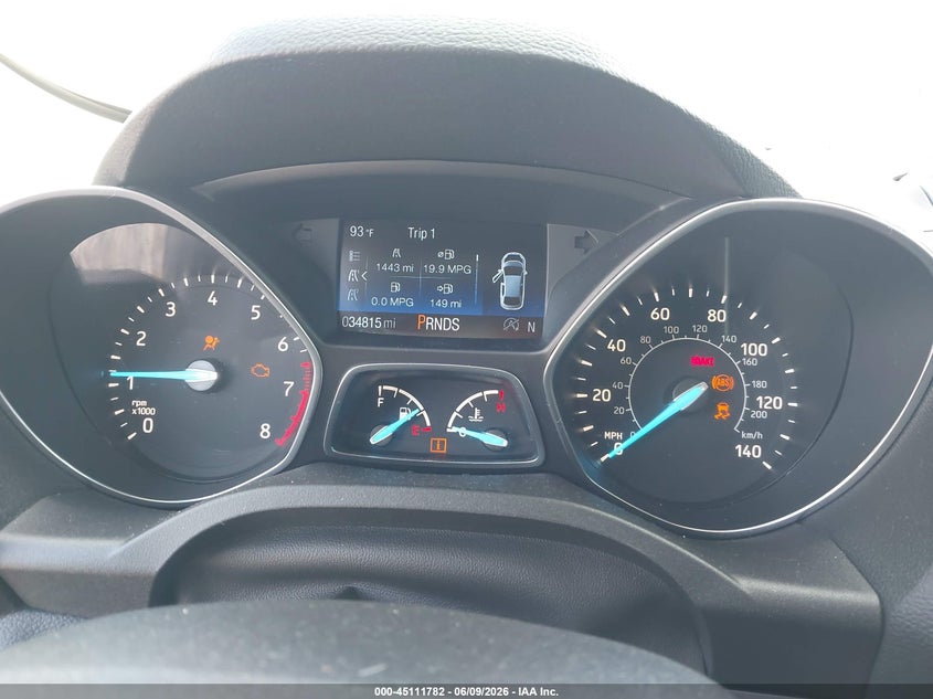 2019 Ford Escape VIN 1FMCU9GD3KUA36903 IAAI salvage auction — FRONT END, SF97 (Kansas), sold $11,100 on 2026-07-09 (photo 7)