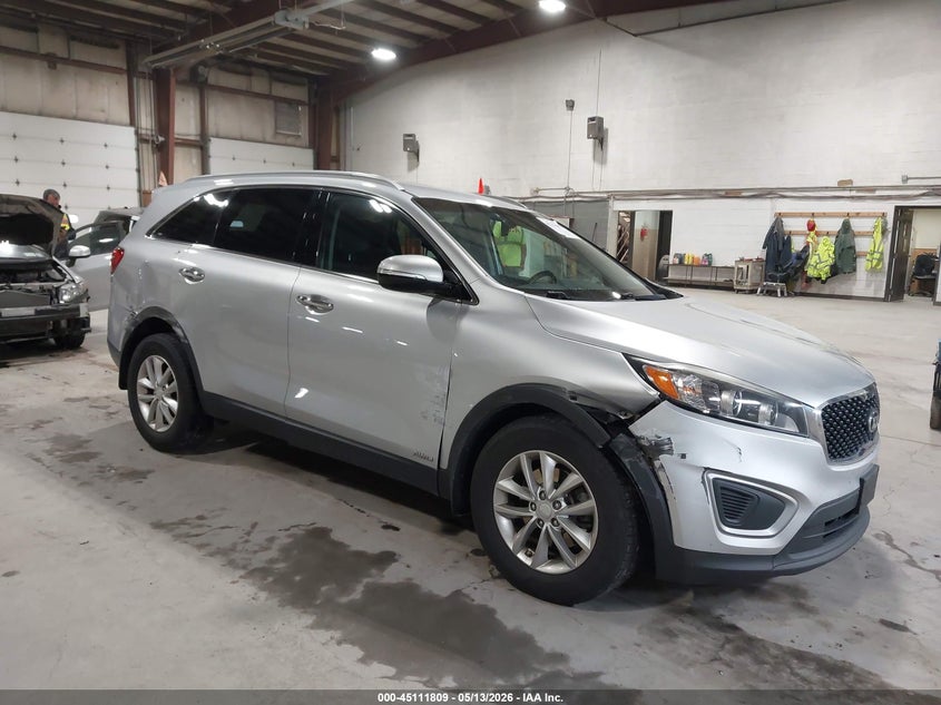 2017 Kia Sorento VIN 5XYPGDA34HG329218 IAAI salvage auction — FRONT END, Salvage Title, sold $1,750 on 2026-07-22 (photo 1)