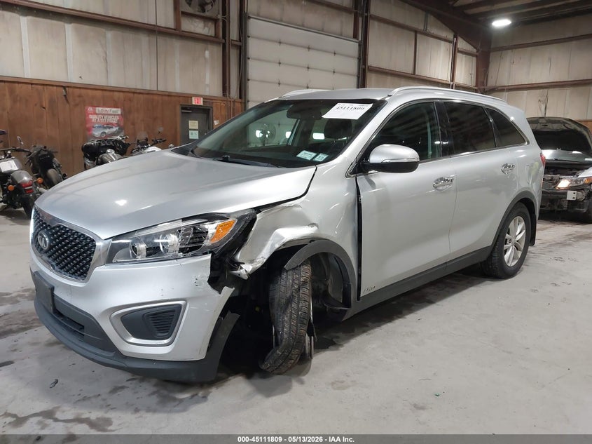 2017 Kia Sorento VIN 5XYPGDA34HG329218 IAAI salvage auction — FRONT END, Salvage Title, sold $1,750 on 2026-07-22 (photo 2)