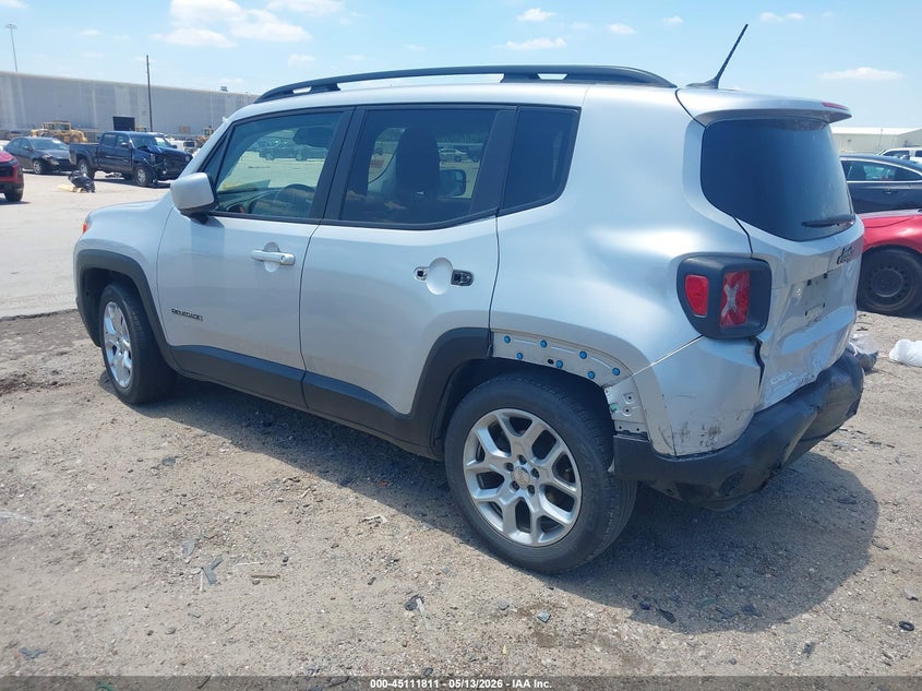 2015 Jeep Renegade VIN ZACCJABT0FPB67709 IAAI salvage auction — REAR END, Salvage (Texas), sold $1,400 on 2026-07-16 (photo 3)