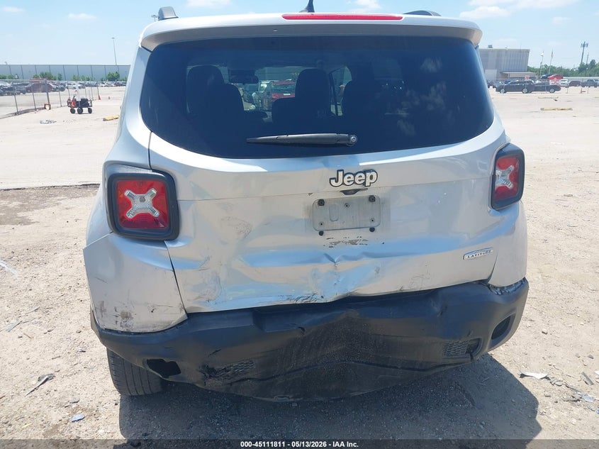 2015 Jeep Renegade VIN ZACCJABT0FPB67709 IAAI salvage auction — REAR END, Salvage (Texas), sold $1,400 on 2026-07-16 (photo 6)
