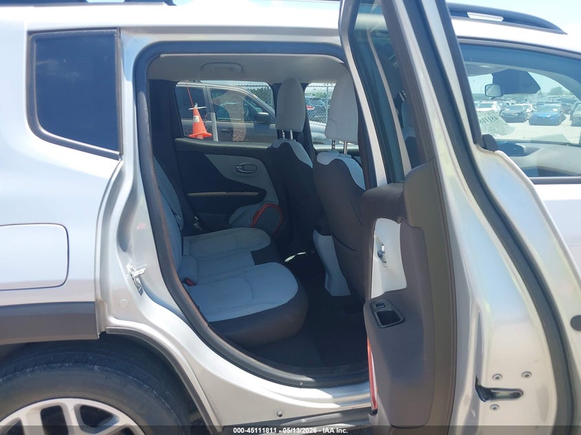 2015 Jeep Renegade VIN ZACCJABT0FPB67709 IAAI salvage auction — REAR END, Salvage (Texas), sold $1,400 on 2026-07-16 (photo 8)