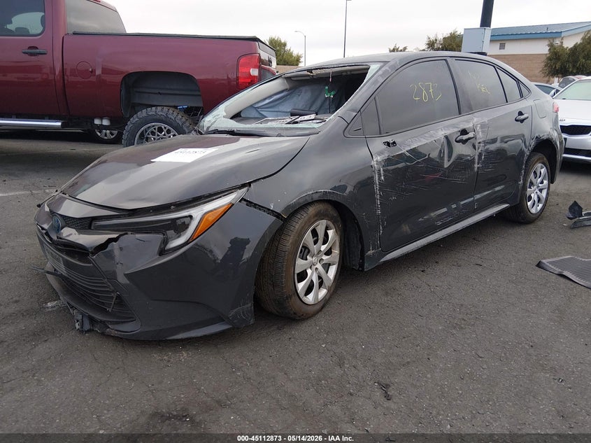 2024 Toyota Corolla VIN JTDBCMFE3R3052373 IAAI salvage auction — RIGHT FRONT, Non-Repairable Certificate (California), sold $1,050 on 2026-07-10 (photo 2)