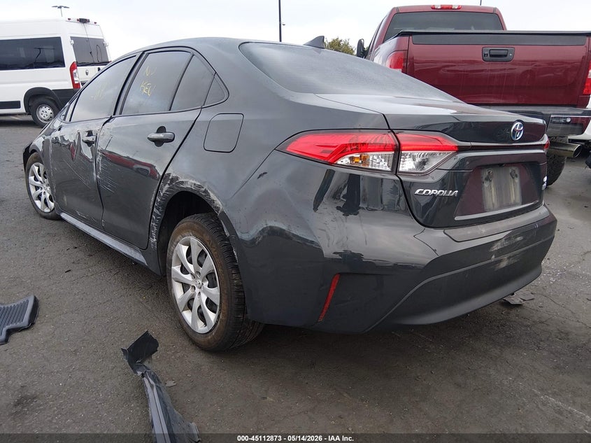 2024 Toyota Corolla VIN JTDBCMFE3R3052373 IAAI salvage auction — RIGHT FRONT, Non-Repairable Certificate (California), sold $1,050 on 2026-07-10 (photo 3)