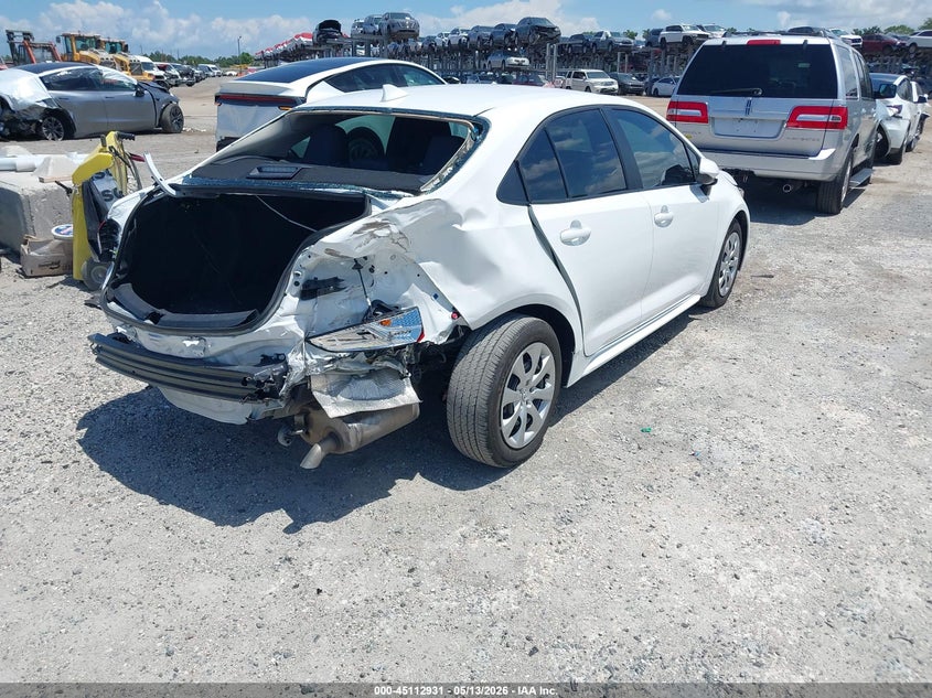 2025 Toyota Corolla VIN 5YFB4MDE4SP278242 IAAI salvage auction — REAR END, Rebuildable (Florida), sold $5,325 on 2026-07-07 (photo 4)