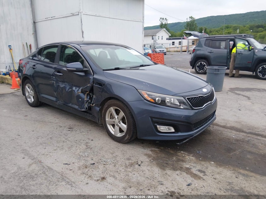 2015 Kia Optima VIN 5XXGM4A75FG485247 IAAI salvage auction — RIGHT SIDE, Salvage (Pennsylvania), sold $950 on 2026-08-01 (photo 1)
