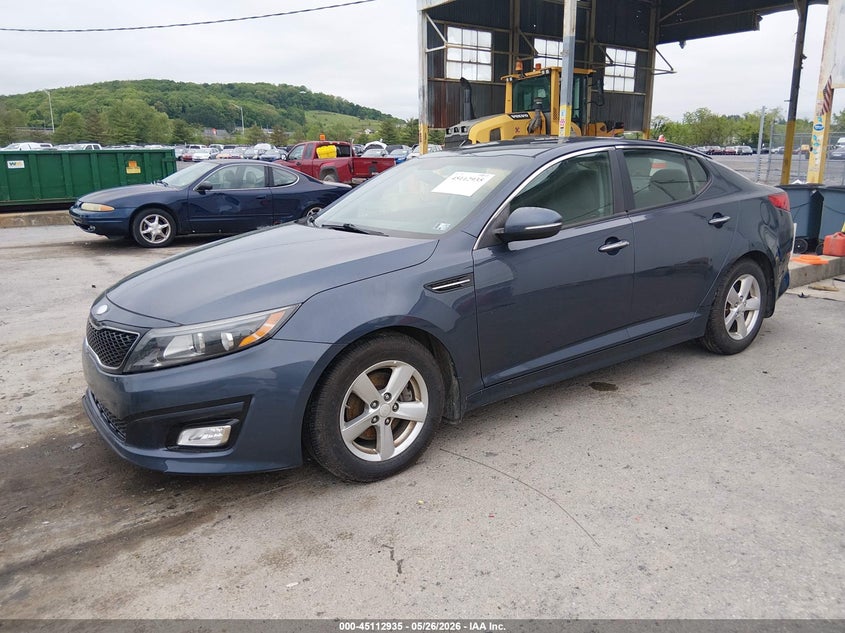 2015 Kia Optima VIN 5XXGM4A75FG485247 IAAI salvage auction — RIGHT SIDE, Salvage (Pennsylvania), sold $950 on 2026-08-01 (photo 2)