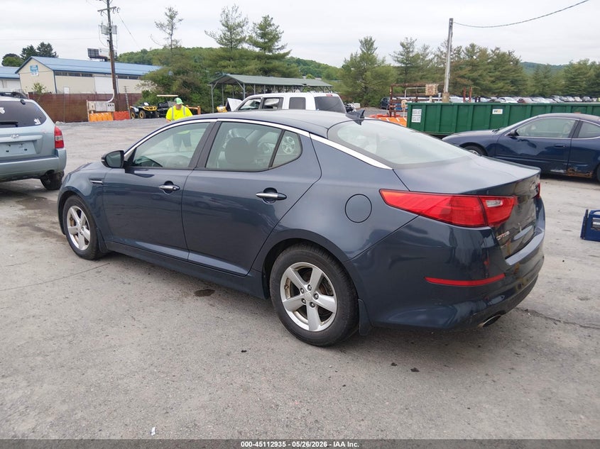 2015 Kia Optima VIN 5XXGM4A75FG485247 IAAI salvage auction — RIGHT SIDE, Salvage (Pennsylvania), sold $950 on 2026-08-01 (photo 3)
