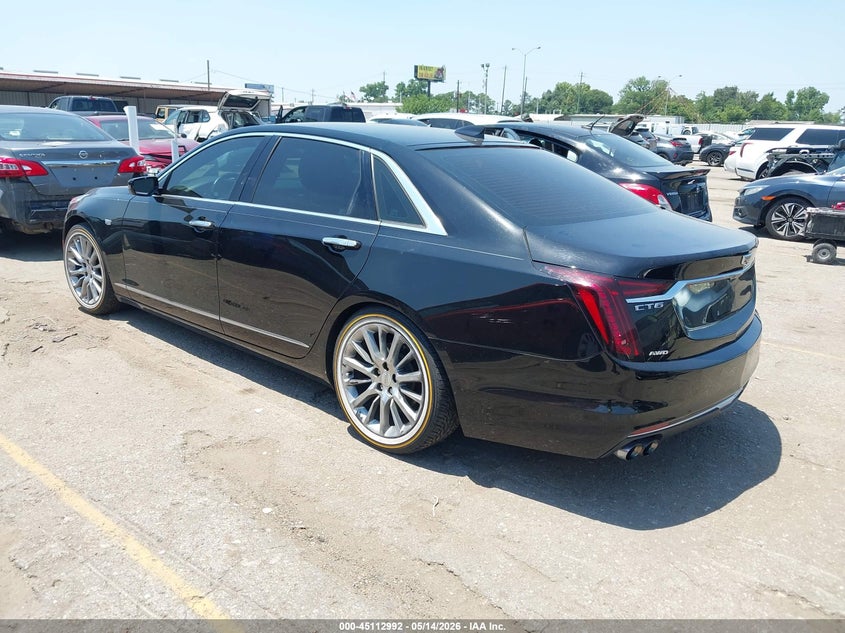 2019 Cadillac Ct6 VIN 1G6KB5RS5KU121755 IAAI salvage auction — RIGHT SIDE, Original (Texas), sold $9,000 on 2026-07-29 (photo 3)