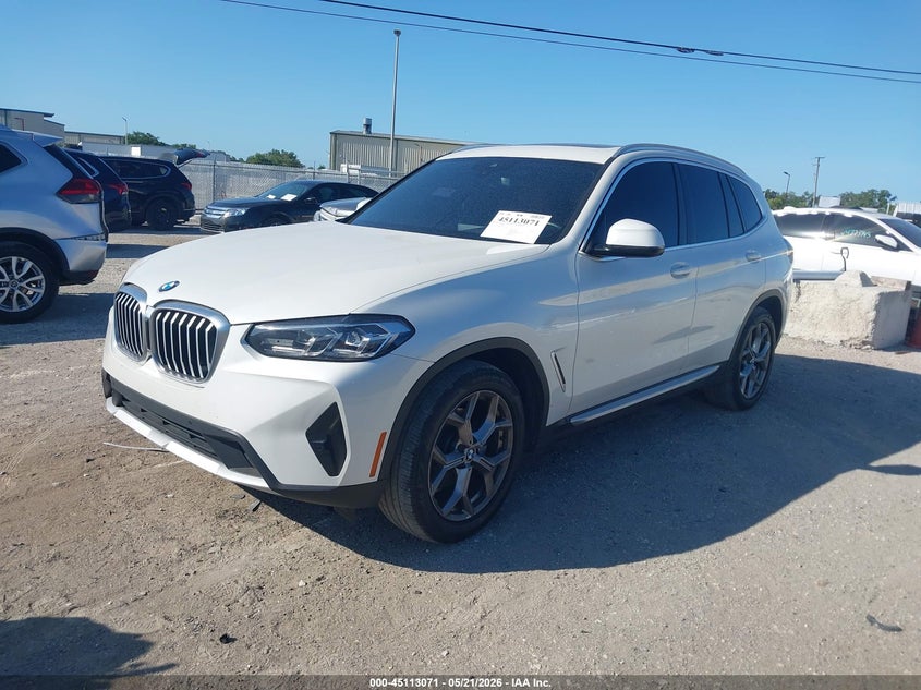 2023 BMW X3 VIN 5UX43DP01P9S02520 IAAI salvage auction — THEFT, Rebuildable (Florida), sold $11,925 on 2026-07-14 (photo 2)
