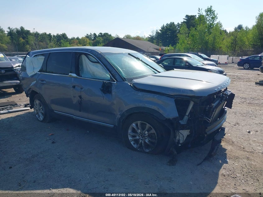 2021 Kia Telluride VIN 5XYP2DHC7MG098488 IAAI salvage auction — ROLLOVER, Salvage Title, sold $1,500 on 2026-07-12 (photo 1)