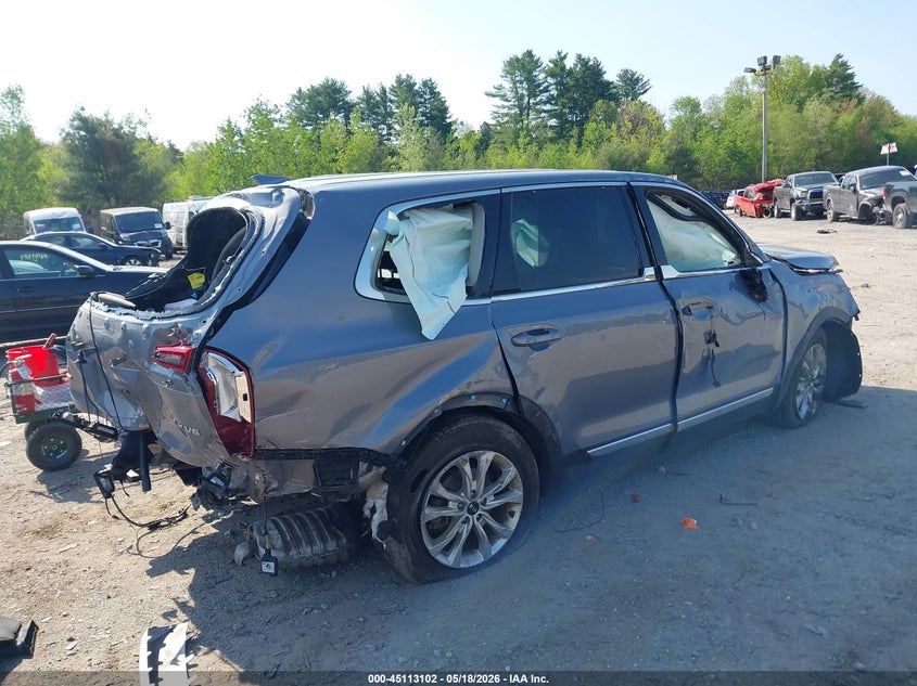 2021 Kia Telluride VIN 5XYP2DHC7MG098488 IAAI salvage auction — ROLLOVER, Salvage Title, sold $1,500 on 2026-07-12 (photo 4)