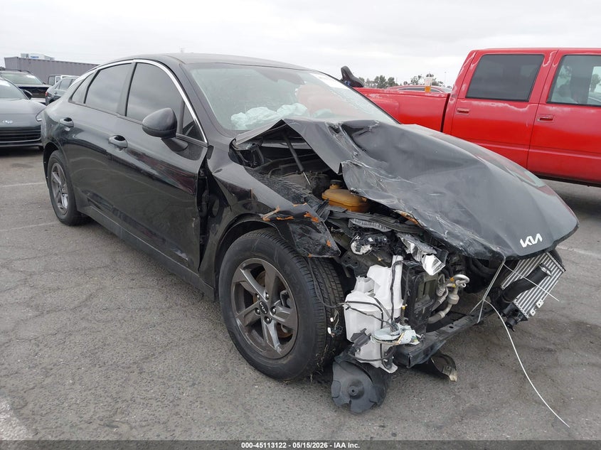 2022 Kia K5 VIN 5XXG14J2XNG160265 IAAI salvage auction — FRONT END, Clear (Colorado), sold $25 on 2026-07-23 (photo 1)