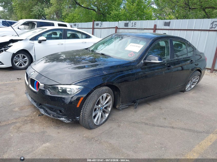 2017 BMW 3er VIN WBA8E1G5XHNU12935 IAAI salvage auction — SUSPENSION, Salvage Title, sold $1,400 on 2026-09-11 (photo 2)