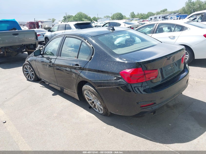 2017 BMW 3er VIN WBA8E1G5XHNU12935 IAAI salvage auction — SUSPENSION, Salvage Title, sold $1,400 on 2026-09-11 (photo 3)