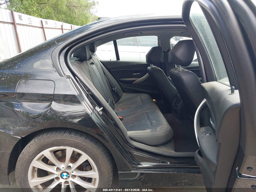 2017 BMW 3er VIN WBA8E1G5XHNU12935 IAAI salvage auction — SUSPENSION, Salvage Title, sold $1,400 on 2026-09-11 (photo 8)