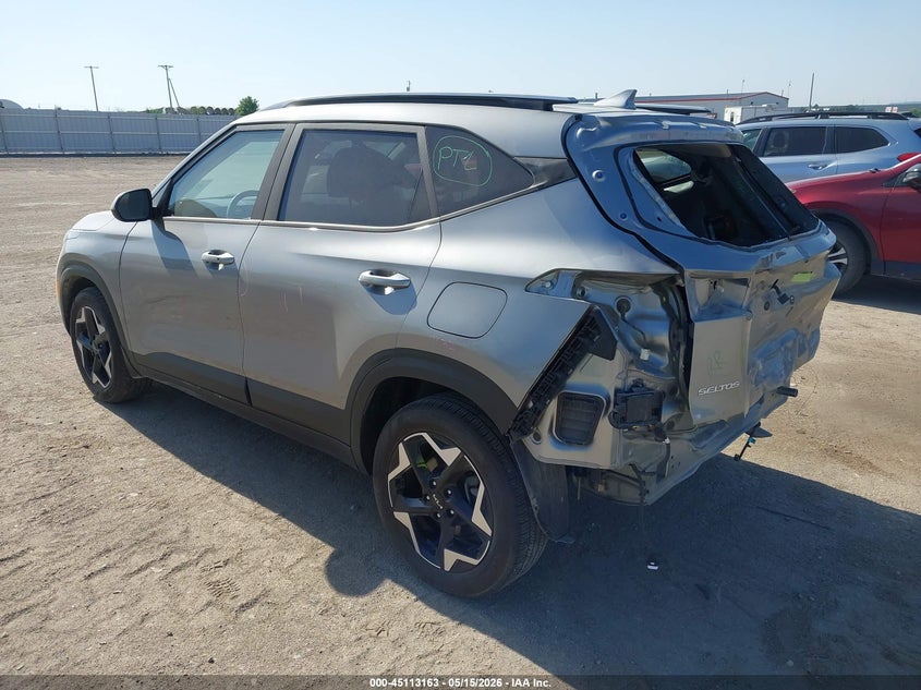 2025 Kia Seltos VIN KNDEUCAA1S7707329 IAAI salvage auction — REAR END, Salvage (Nebraska), sold $7,150 on 2026-07-16 (photo 3)