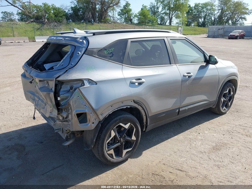 2025 Kia Seltos VIN KNDEUCAA1S7707329 IAAI salvage auction — REAR END, Salvage (Nebraska), sold $7,150 on 2026-07-16 (photo 4)