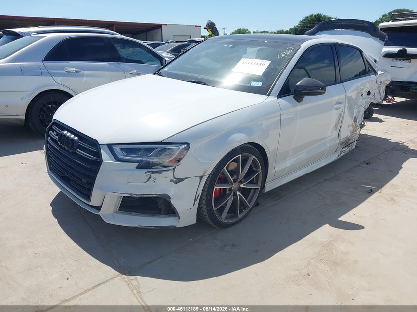 2018 Audi S3 VIN WAUB1GFF4J1039967 IAAI salvage auction — LEFT SIDE, Salvage (Texas), sold $6,800 on 2026-08-01 (photo 2)