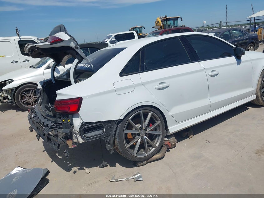 2018 Audi S3 VIN WAUB1GFF4J1039967 IAAI salvage auction — LEFT SIDE, Salvage (Texas), sold $6,800 on 2026-08-01 (photo 4)