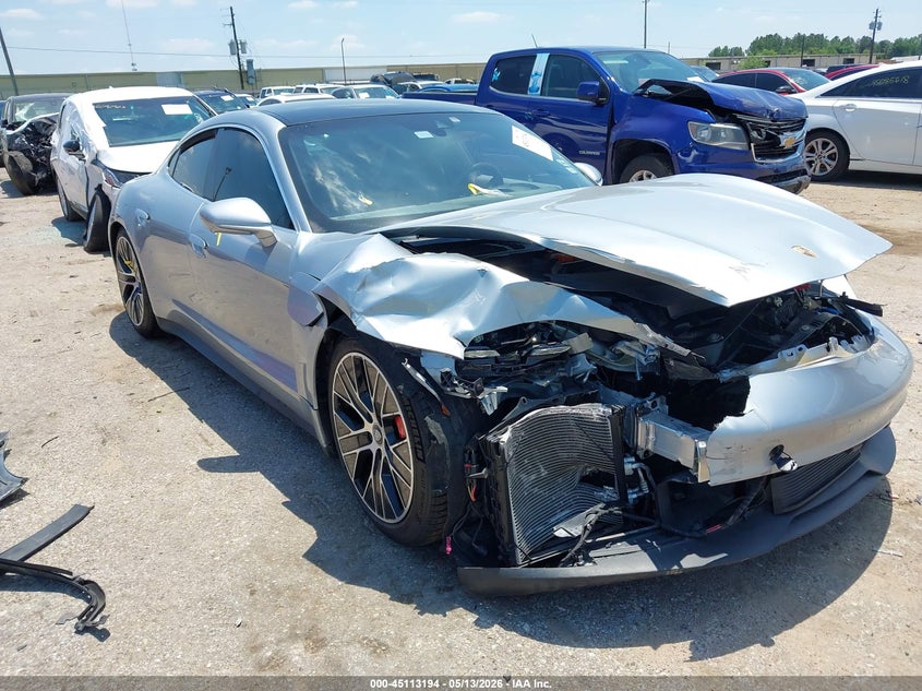 2021 Porsche Taycan VIN WP0AB2Y12MSA42643 — IAAI salvage auction photo