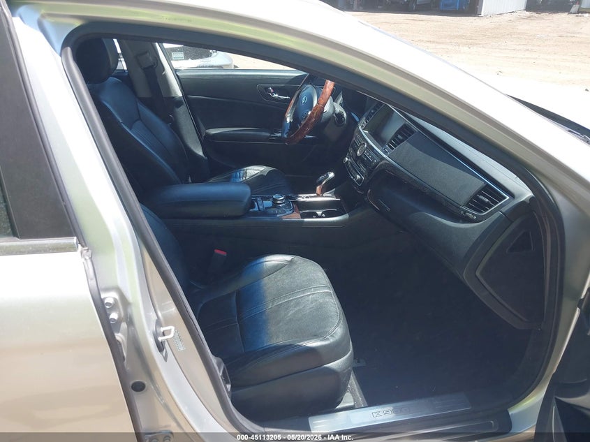 2015 Kia K900 VIN KNALU4D45F6026070 IAAI salvage auction — LEFT FRONT, Salvage (Virginia), sold $1,350 on 2026-07-09 (photo 5)