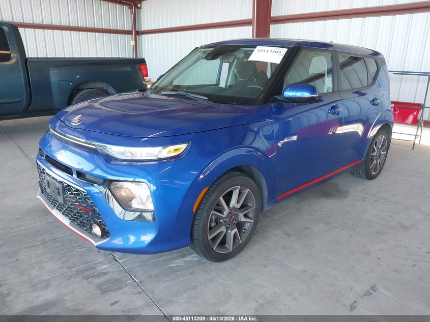 2021 Kia Soul VIN KNDJ63AU0M7761291 IAAI salvage auction — RIGHT SIDE, Salvage (California), sold $2,500 on 2026-07-07 (photo 2)