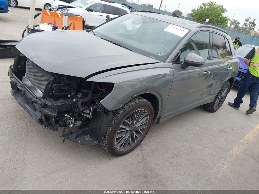 2024 Audi Q3 VIN WA1AUCF39R1083683 IAAI salvage auction — FRONT END, Salvage (California), sold $12,200 on 2026-07-16 (photo 2)