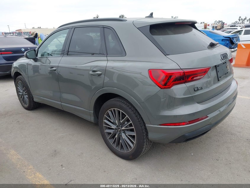 2024 Audi Q3 VIN WA1AUCF39R1083683 IAAI salvage auction — FRONT END, Salvage (California), sold $12,200 on 2026-07-16 (photo 3)