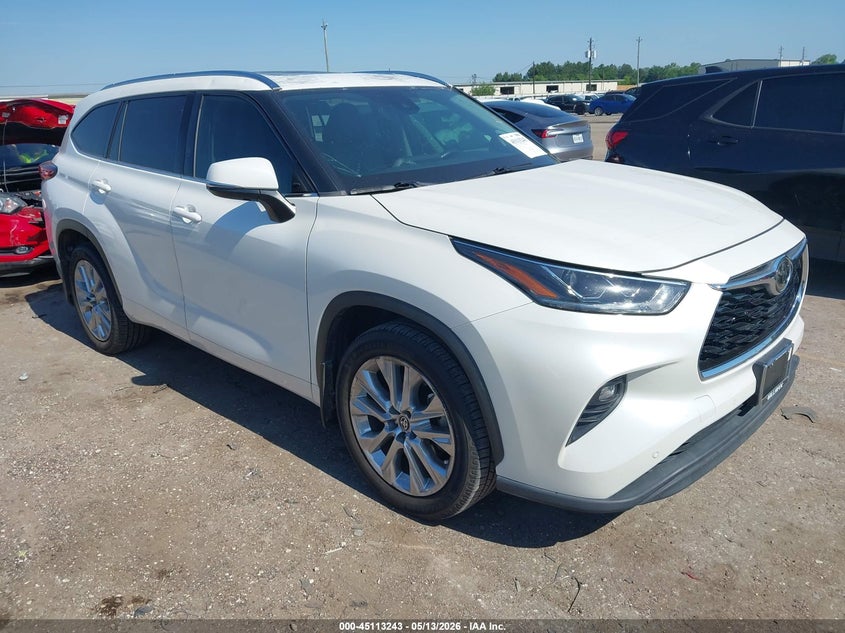 2020 Toyota Highlander VIN 5TDDZRBH1LS045531 IAAI salvage auction — ROOF, Original (Texas), sold $14,100 on 2026-07-29 (photo 1)