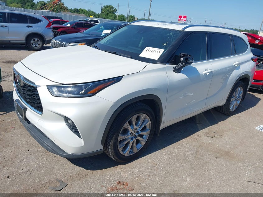 2020 Toyota Highlander VIN 5TDDZRBH1LS045531 IAAI salvage auction — ROOF, Original (Texas), sold $14,000 on 2026-07-23 (photo 2)