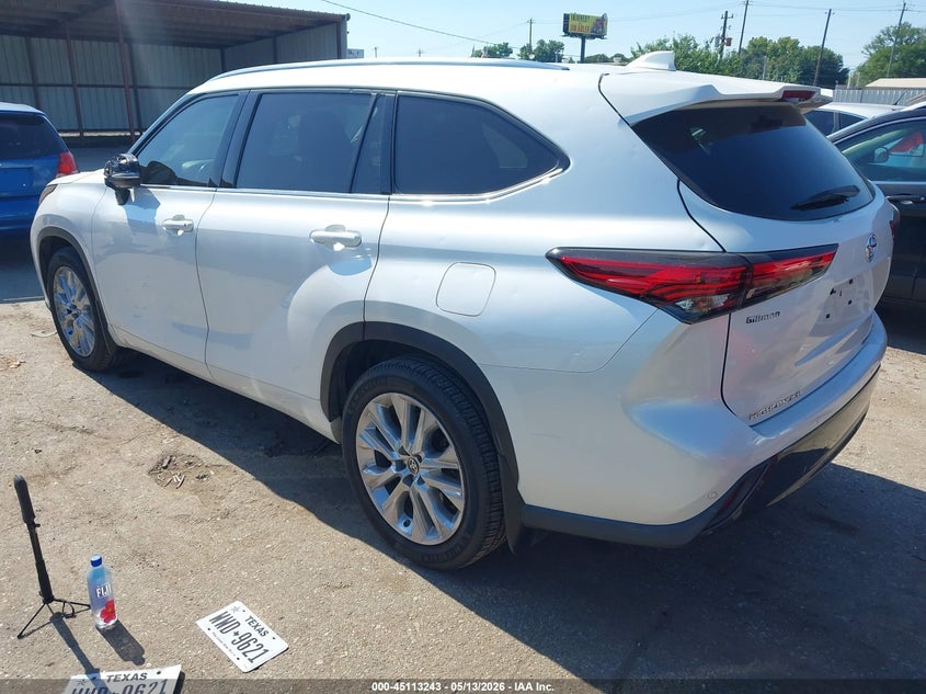 2020 Toyota Highlander VIN 5TDDZRBH1LS045531 IAAI salvage auction — ROOF, Original (Texas), sold $14,100 on 2026-07-29 (photo 3)