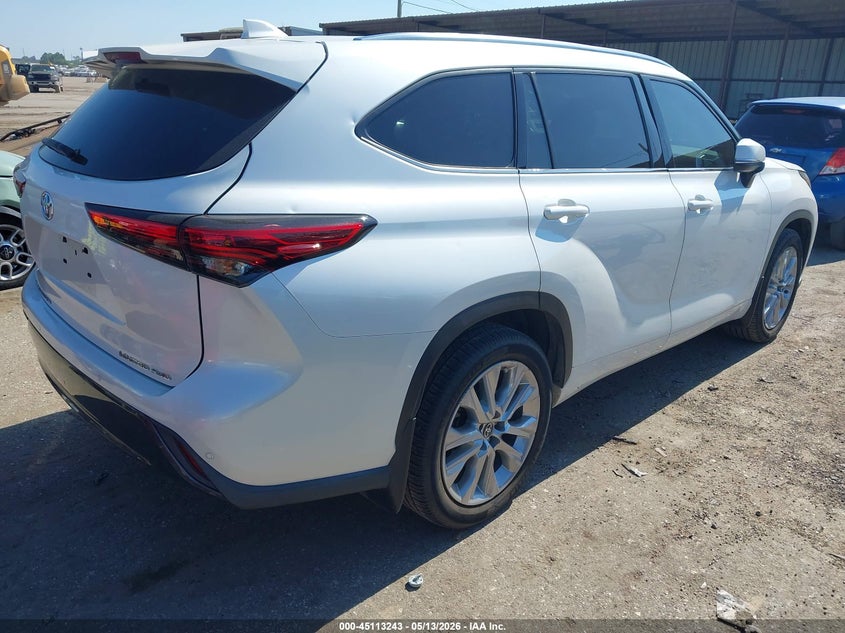 2020 Toyota Highlander VIN 5TDDZRBH1LS045531 IAAI salvage auction — ROOF, Original (Texas), sold $14,000 on 2026-07-23 (photo 4)