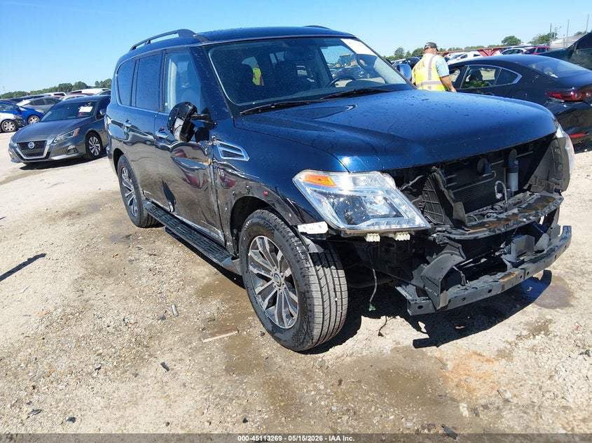 2020 Nissan Armada VIN JN8AY2ND7LX015115 IAAI salvage auction — FRONT END, Salvage (Alabama), sold $5,150 on 2026-07-14 (photo 1)