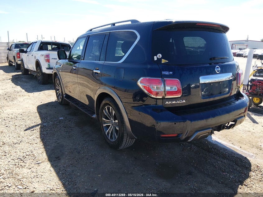 2020 Nissan Armada VIN JN8AY2ND7LX015115 IAAI salvage auction — FRONT END, Salvage (Alabama), sold $5,150 on 2026-07-14 (photo 3)