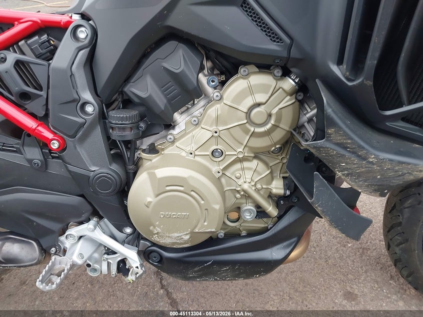 2023 Ducati Multistrada VIN ZDMAALVW8PB014859 IAAI salvage auction — LEFT FRONT, Salvage (Oregon), sold $7,625 on 2026-08-06 (photo 8)