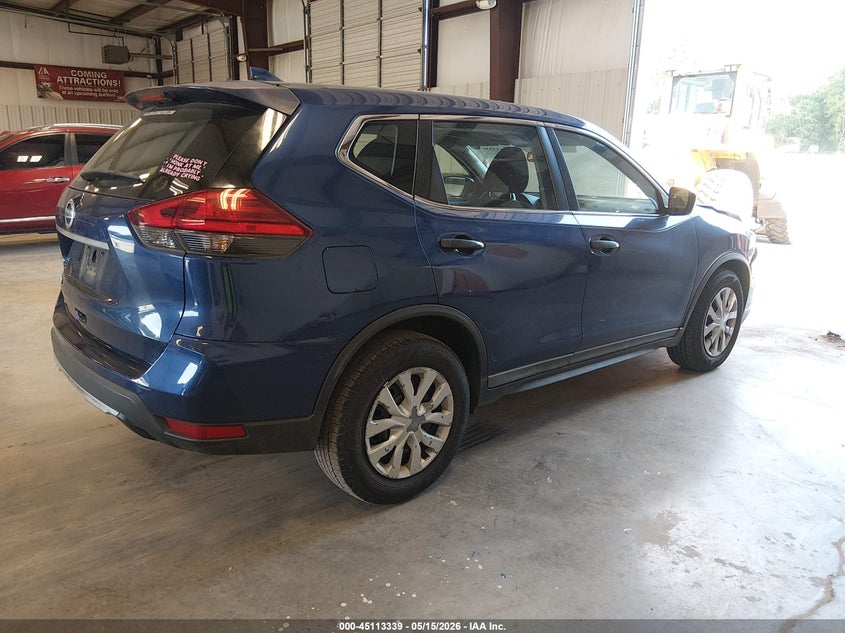 2017 Nissan Rogue VIN KNMAT2MT2HP564392 IAAI salvage auction — FRONT & REAR, Salvage (Louisiana), sold $1,250 on 2026-07-13 (photo 4)