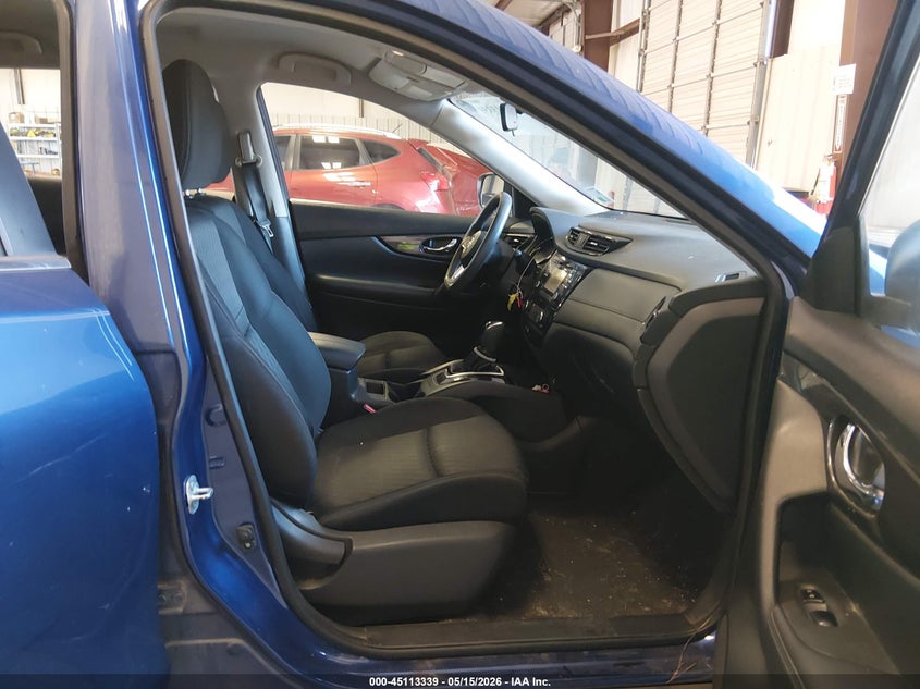 2017 Nissan Rogue VIN KNMAT2MT2HP564392 IAAI salvage auction — FRONT & REAR, Salvage (Louisiana), sold $1,250 on 2026-07-13 (photo 5)