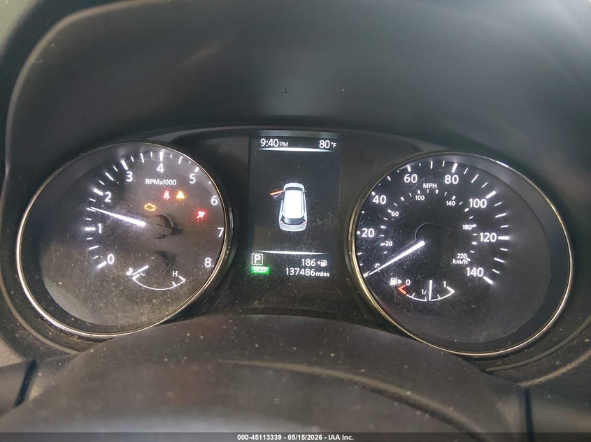 2017 Nissan Rogue VIN KNMAT2MT2HP564392 IAAI salvage auction — FRONT & REAR, Salvage (Louisiana), sold $1,250 on 2026-07-13 (photo 7)