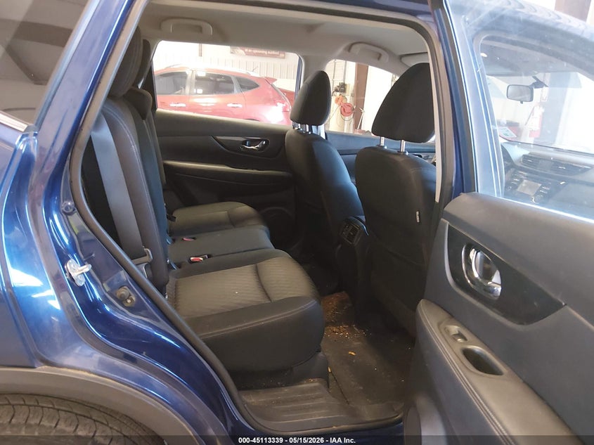 2017 Nissan Rogue VIN KNMAT2MT2HP564392 IAAI salvage auction — FRONT & REAR, Salvage (Louisiana), sold $1,250 on 2026-07-13 (photo 8)