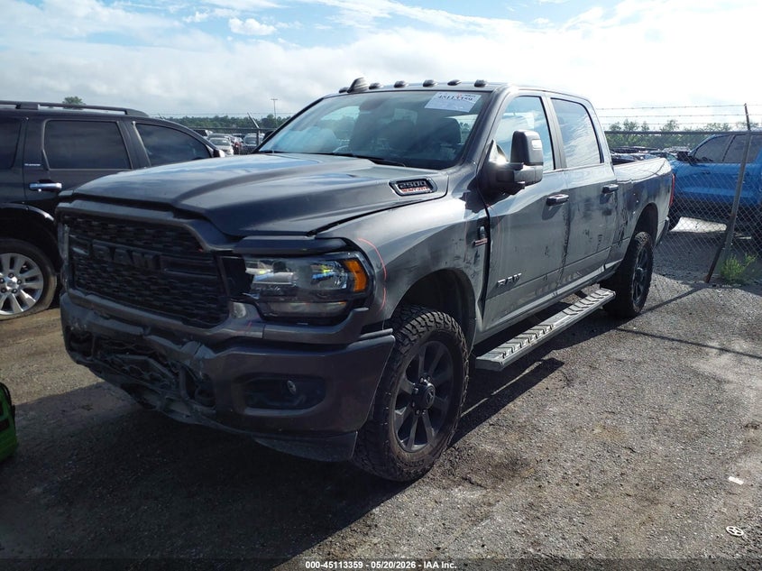 2024 Ram 2500 VIN 3C6UR5DL3RG317893 IAAI salvage auction — FRONT & REAR, Salvage (Louisiana), sold $8,600 on 2026-07-27 (photo 2)