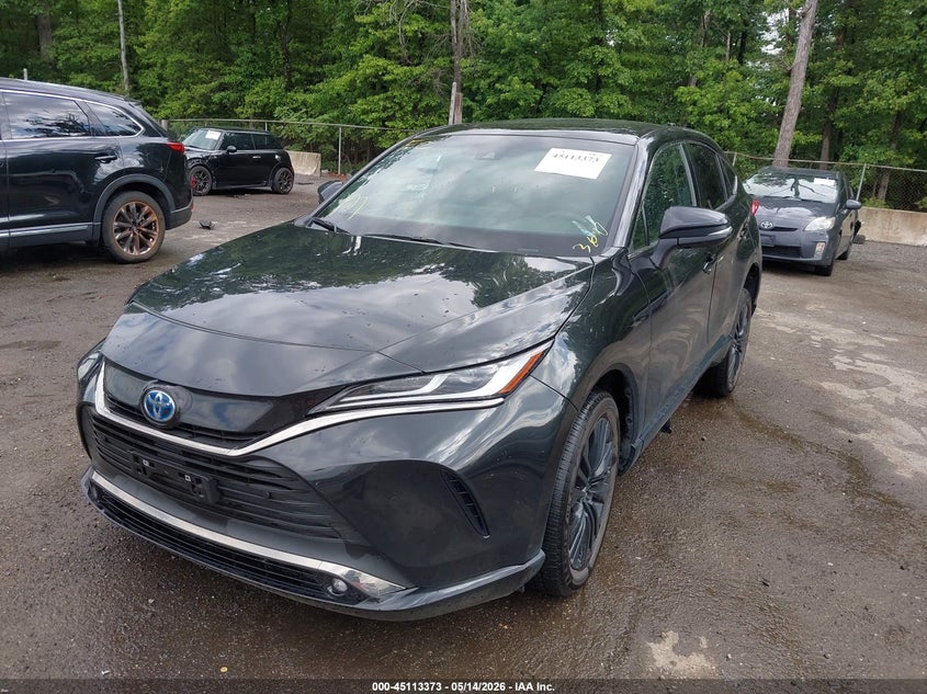 2024 Toyota Venza VIN JTEAAAAH2RJ153767 IAAI salvage auction — RIGHT FRONT, Salvage (Virginia), sold $15,300 on 2026-07-22 (photo 2)