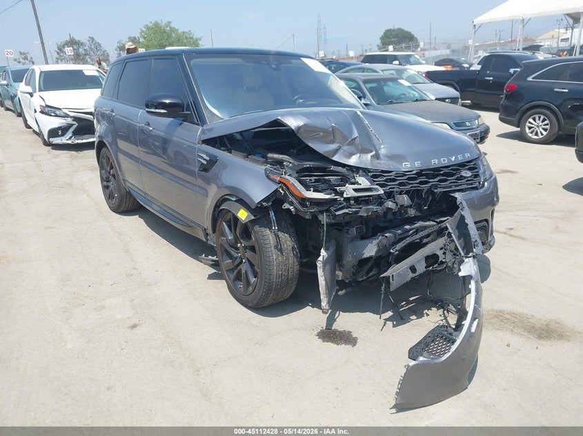 2020 Land rover Range rover sport VIN SALWR2SU9LA728869 IAAI salvage auction — RIGHT FRONT, Salvage (California), sold $9,000 on 2026-07-09 (photo 1)